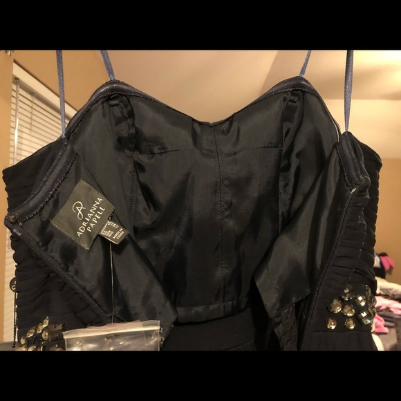 NWT ADRIANNA PAPELL Rhinestone Waist - Picture 8 of 8